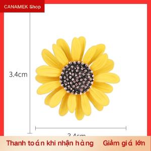 CS Dễ thương hướng dương Trâm pins cho hijab Mũ váy hoặc túi đồ trang sức phụ kiện