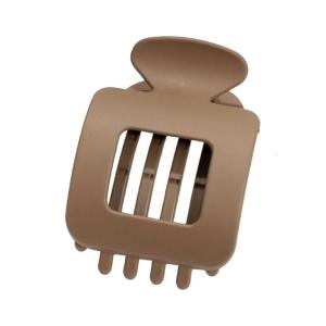 Matte Square Hair Clip Feature Anti Slip Design Lightweight Hairpin ABS Hair Claw Clip For Sports Work Vacation