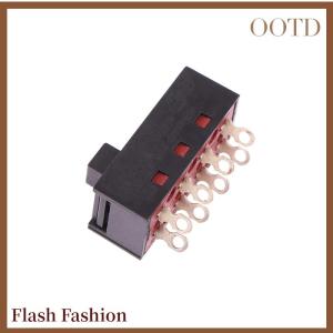 [Falsh F] DSE-2310 Pointed Pins 8 FeetS 3 Files 8A250V Toggle Switch Black Slide Switch For Hair Dryer Parts