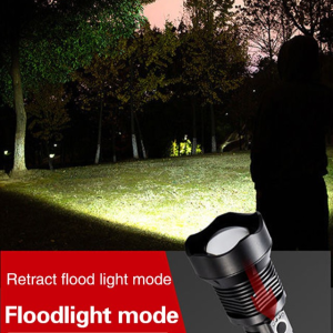 Lanrui Telescopic zoom flashlight