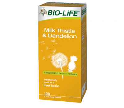 Biolife Milk Thistle & Dandelion tablets 100s | Lazada