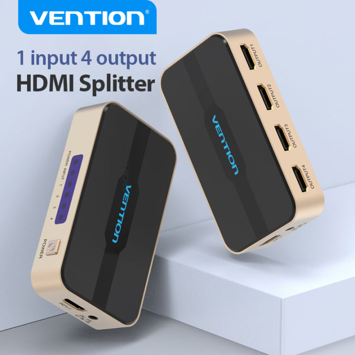 Vention HDMI 1x4 Splitter In Out For TVbox PS3/4 Laptop HDMI
