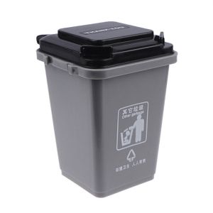 JGYBI Education Kids Toy Plastic Decor Toys Mini Garbage Sorting Home Storage Can Trash Can Model Mini Waste Bin Pen Organizer Mini Trash Can