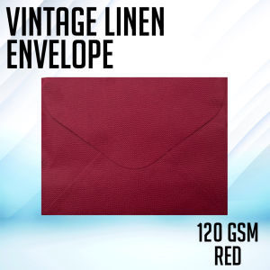 Lineworks Vintage Linen Envelopes Retro Textured Envelope Wedding Invitation 120gsm