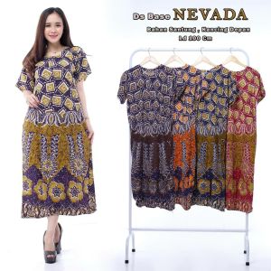 Ariefa Batik - Daster Twill Terbaru 2023 Sekdress Daster Rayon Premium Candi Mekar Busui Kekinian
