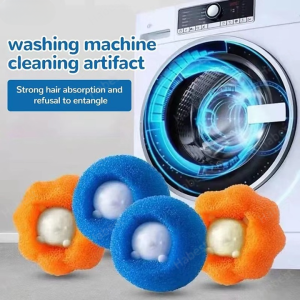 Bag Sponge Laundry Ball Decontamination Washing Machine Washing Removing Hair Removal Cleaning