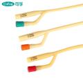 【5pcs】Cofoe 20Fr Sterilization Latex Foley Catheter Urine Tube Double Lumen Suction Catheters 2-way Urethral Urine Catheter Tubing for Male Female Elderly - Independent packing. 
