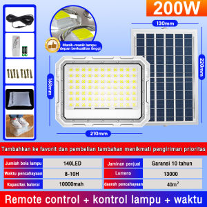 Lampu tenaga surya solar panel sepanjang tahun Kontrol Cahaya Cerdas tahan air IP67  0 Biaya listrik