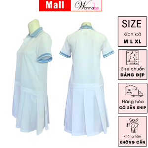 Váy Polo WANNABE váy thể thao thanh lịch khi dạo phố năng động khi vào sân tiện dụng khi ở nhà DNC21