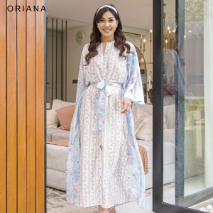 Oriana x Nisya Dailywear Long Dress Satin Ivy Series
