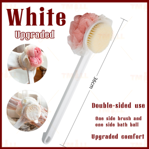 [✅SG Ready Stock] Long Handle Bath Brush Back Brush Exfoliating Dead Skin Removal 145g/180g All Skin Types Shower Brush
