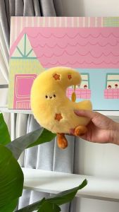 Star & Moon Plush Toy Soft Stuffed Pillow Cute Starry Moon Doll Sofa Bed Decor Kids Birthday Gift