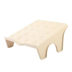 LIANG พกพาสะดวก ง่าย พลาสติกครับ สองชั้น ประหยัดพื้นที่ รองเท้าเศรษฐกิจ สำหรับใช้ในบ้าน ชั้นเก็บของ ที่เก็บเครื่องมือ ชั้นวางรองเท้า