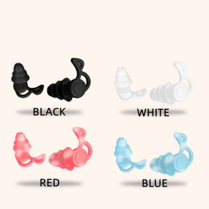 Silicone Sleeping Ear Plugs Sound Insulation Ear Protection Earplugs Anti-Noise Plugs for Travel Silicone Soft Noise Reduction swimming earplugs