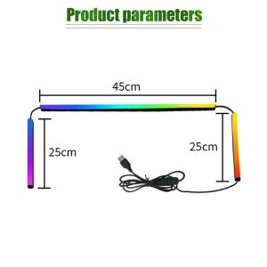 RGB Gaming Light Strip Computer Screen Sync Backlight Monitor Ambient Lighting Smart APP Control DIY Color Modes for Game Room