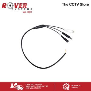 ENDURA DC Jack  DC Plug RCA Jack to Open Wire for CCTV