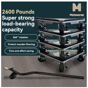 [Metaverse] Furniture Mover Tools/4 Wheel Heavy Stuffs Lifter/Bed Moving Tool Transport Set/wheel for furniture