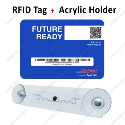 FREE GIFT 🎁🎁SHIP IN 24 HOURS Original Touch ‘n Go Self-Fitment (DIY) RFID Tag Sticker LOWEST PRICE GUARANTEE Acrylic RFID Holder For Touch n Go TNG RFID Tag Sticker RFID