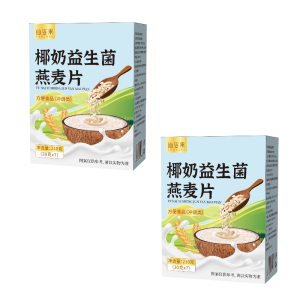 Coconut Milk Probiotic Oatmeal Active Probiotics Instant Breakfast Cereal No Extra Sugar 210g