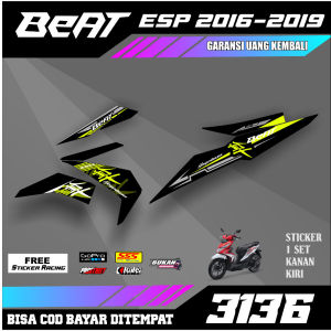 Striping stiker lis decal Beat Esp Street fi 2016 2017 2018 2019 Hayabusa semi fullbody m3136