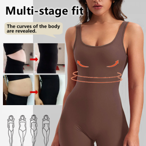 Yoga Slimming Jumpsuit Backless Hip Lifting Shoulder Strap Jumpsuit