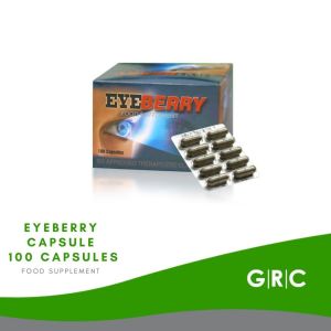Eyeberry Food Supplement Capsules 100 CAPSULES/1BOX