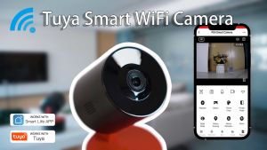 Moes Tuya PTZ WiFi IP Camera Smart Automatic Tracking 1080P Wireless Security Camera AI Human Detection Remote Control