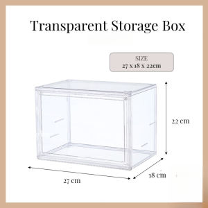 MURAH Dustproof Transparent Storage Display Handbag Storage Organizer Acrylic Stackable Helmet 展示盒包包收纳