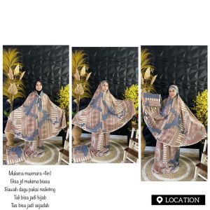 MUKENA DEWASA SATIN SILK MAXMARA / TRAVELING 4 IN 1 / TAS SEJADAH / TERLARIS / TERBARU / JUMBO / KEKINIAN