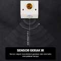 COD Cepat Fitting Lampu Otomatis Sensor Gerak + Delay Motion Light Holder E27 Adapter infrared sensor Gerak PIR 50W. 