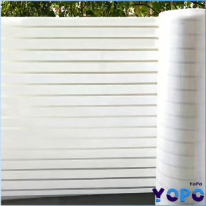 YoPo 45×100cm Static Striped Frosted Window Film Non-Adhesive Static Cling Privacy Glass Sticker