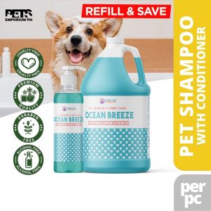 Pet Shampoo & Conditioner for Itchy Skin Smelly dogs - Veterinary Formula - Ocean Breeze