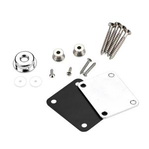 แผ่นเชื่อมต่อโลหะเพลทเสริมแรงกีต้าร์ไฟฟ้าปุ่มสายแถบอุปกรณ์เสริมสำหรับกีตาร์