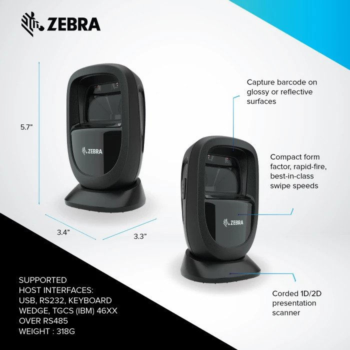 Zebra Ds9308 Desktop 2d Barcode Scanner High Res Lazada 6646