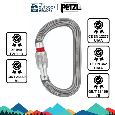 Petzl AMD Carabiner - Screw-Lock