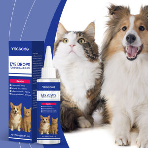 YEGBONG Eye Drops For Cats & Dogs Universal tear stain gentle cleaning and care drops for daily care of dogs and cats Pet Tear Stains Eye Cleaning