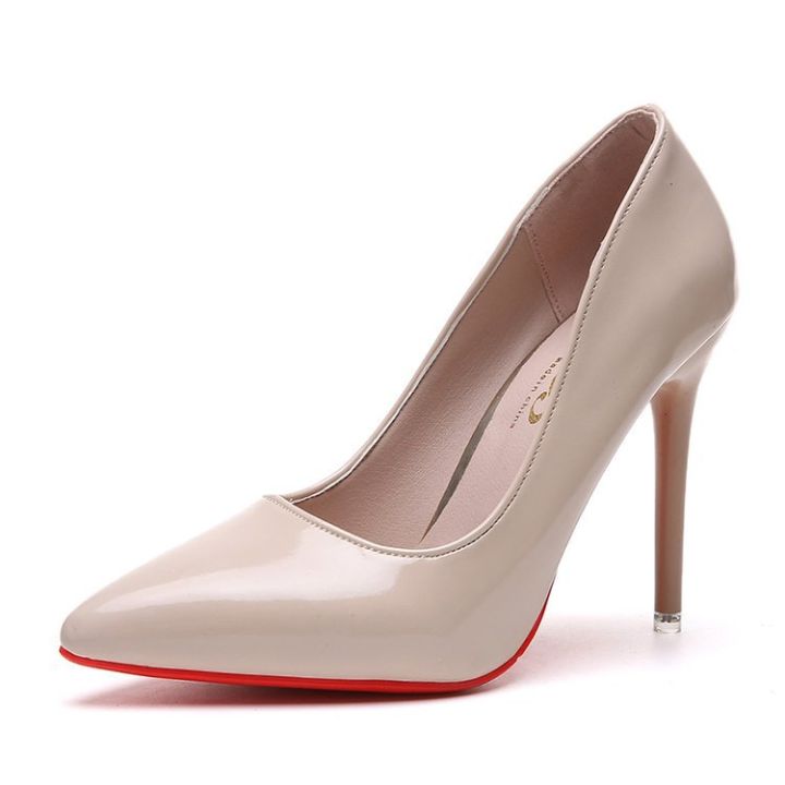 [ส่งเร็วพิเศษ!] 👠รองเท้าส้นสูง สไตล์สาวอเมริกัน ยุโรปเซ็กซี่หัวแหลมส้น ...