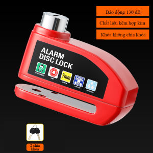 Khóa báo động xe máy MYT Ổ khoá phanh đĩa xe máy báo động có còi hú chống trộm chống Khóa phanh đĩa báo động