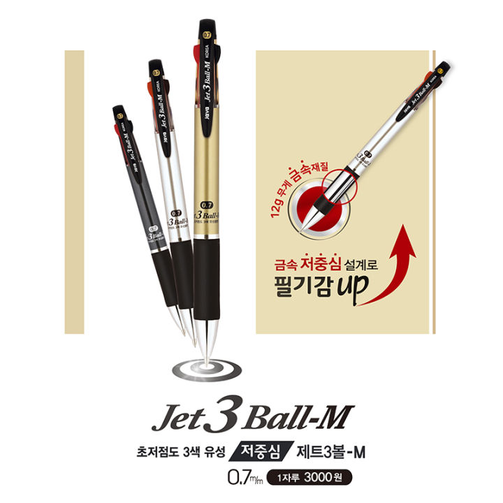 Java jet 3 ball-M 0.7 ปากกาลูกลื่น | Lazada.co.th
