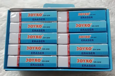 (PROMO) PENGHAPUS JOYKO EB-30 HITAM- ER-30W PUTIH / 1 PAK ISI 15 PCS