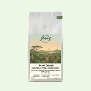 Ah Long Veggie Cafe - Brazil Cerrado Mineiro - Specialty Coffee Beans – Freshly Roasted in Singapore Upon Order - Specialty Grade Single Origin Arabica Only (Whole Beans)