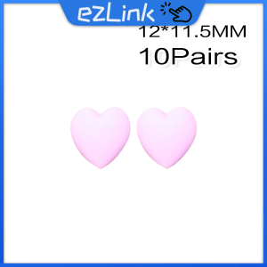 10Pairs Heart Shaped Eyeglasses Stoppers Silicone Anti-slip Ear Grip Eyewear Accessories For Fixed