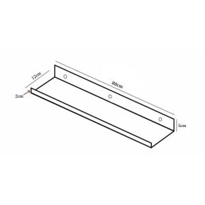 Sacesr Minimalist Storage Holders Heavy Duty Storage Holders Stainless Steel Shelf Display Racks Wall Multifunctional Organization M1Y4T