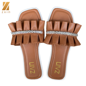 ZAIN - SUKY Sandal Wanita Teplek Korea Casual Sendal Slop Empuk Flat Cewek Kasual Rumahan Karet Korean Style Premium Kekinian Terbaru Shoes