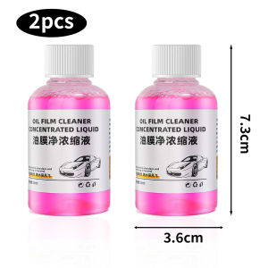 【WOKEN】4pcs 50ml Concentrated Car Glass Oil Film Remover Car Windshield Wiper Water Additive Removes Oil Film Acid Rain