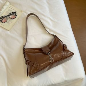 NNIWEEI PU Women Handbag Large Capacity Vintage Shoulder Bag Versatile Portable Commuting Bag For Women