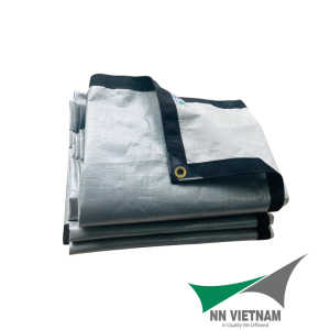 Bạt nhựa PE che nắng mưa Hàn Quốc Xuất Khẩu Gia Công Theo Yêu Cầu may viền khuy sẵn tiện dụng