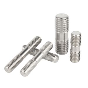304 Stainless Steel Double End Thread Rod Stud Screw Bolt M8 M10 Rod Tooth Stick Headless Stud Bolts