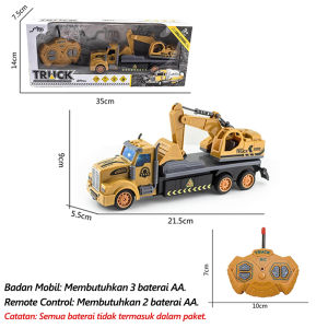 BETTIE Mainan Anak Mobil Excavator Remote Control / Mainan Mobil Remote Control Beko Excavator