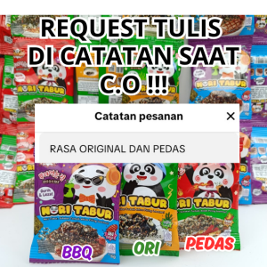 NORI TABUR 1 RENCENG ISI 12 SACHET RUMPUT LAUT